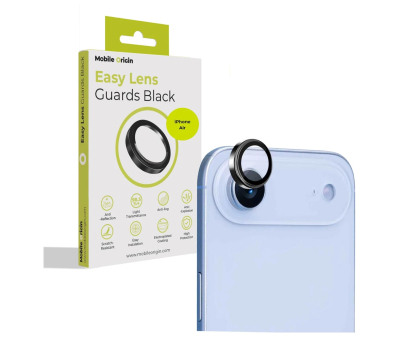 Szkło i folia ochronna Mobile Origin Easy Lens Guards do iPhone Air black